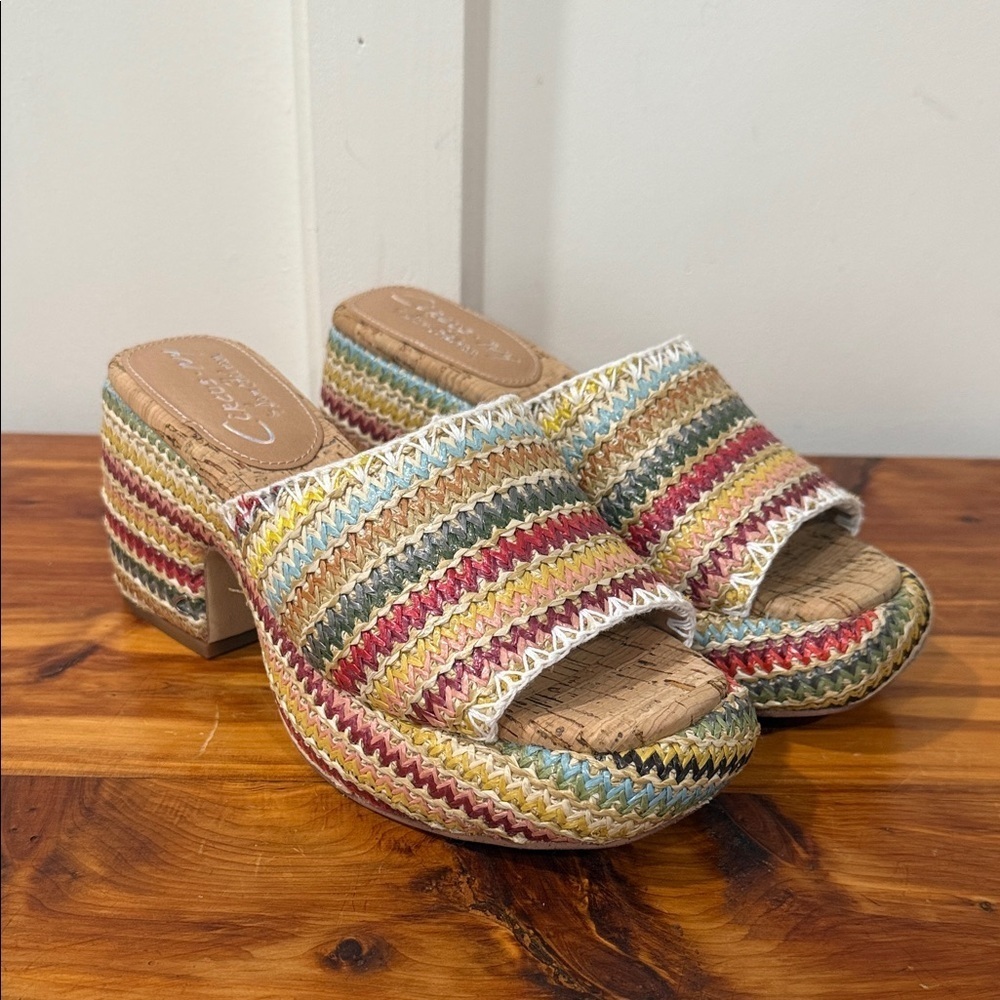 Circus NY by Sam Edelman Ilyse Striped Platform Sandals